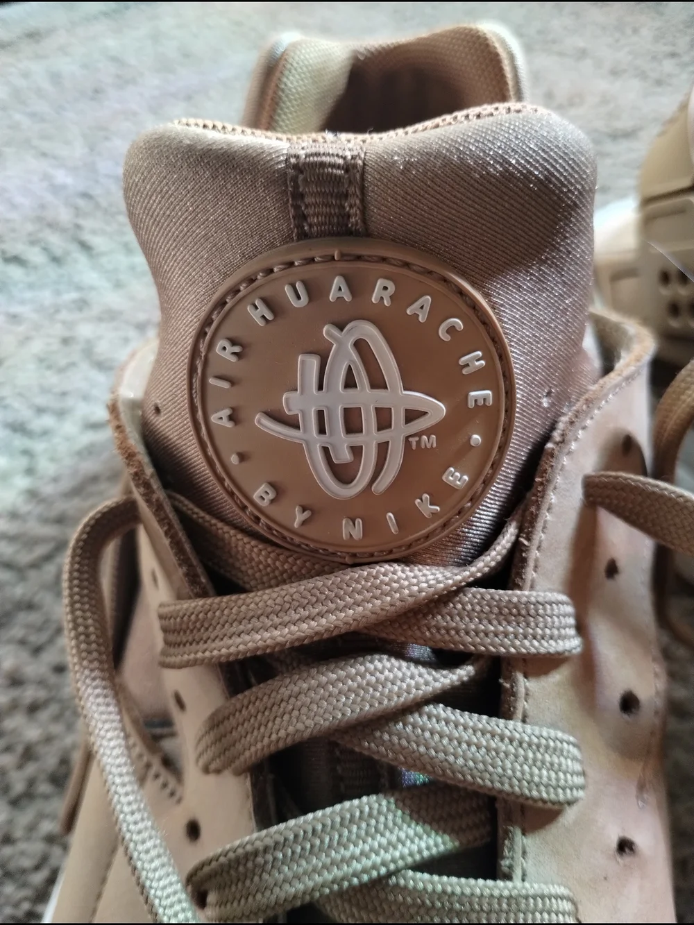 Nike Air Men's Tan  Sneakers - Branded Casual Runner Sz 13